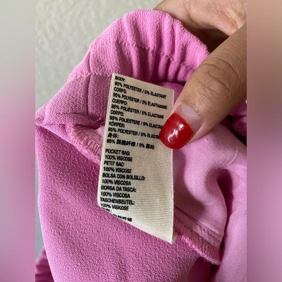 Free People Pink Trousers in XS - Picture 7 of 8